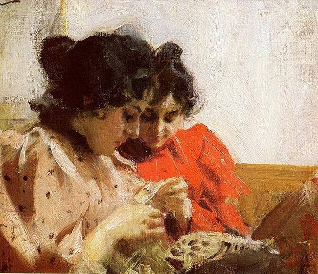 Anders Zorn SpetssOm oil painting picture